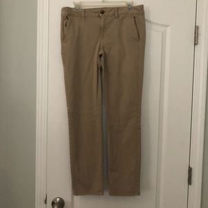 American Eagle khaki slacks.
